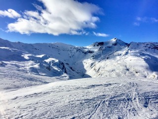 Naklejka premium Winter in Alps