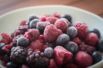 frozen berry mix