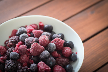 frozen berry mix