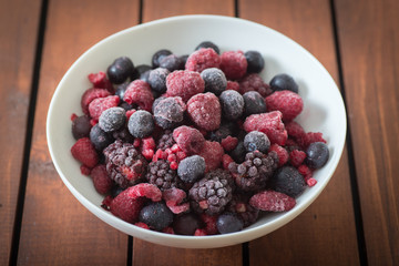 frozen berry mix