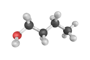 Fototapeta premium Butanol (also called butyl alcohol), primarily used as a solvent