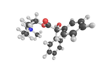 Cantil, also known as Mepenzolate, an antimuscarinic