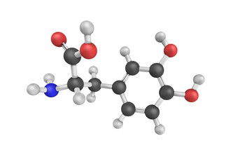 DL-DOPA, a beta-hydroxylated derivative of phenylalanine. The D-