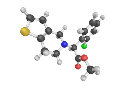 Clopidogrel, used to prevent heart attacks and strokes in person