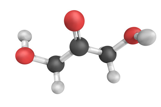 Dihydroxyacetone, primarily used as an ingredient in sunless tan