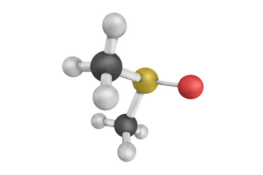 Dimethyl sulfoxide, a colorless liquid and an important polar ap
