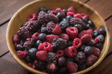 frozen berry mix
