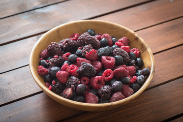 frozen berry mix