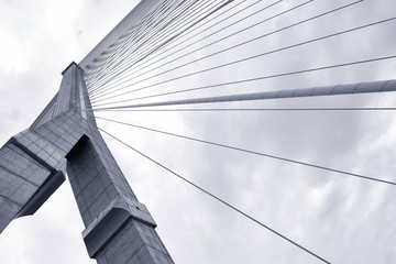 Abstract  structural of bridge detail