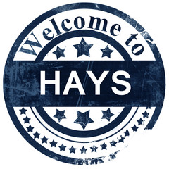 hays stamp on white background