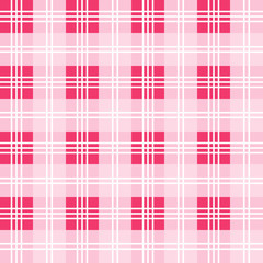 Seamless and colorful tartan pattern with stripes and squares as a background or for clothing purposes - Eps10 vector graphics and illustration