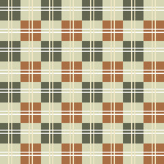 Seamless and colorful tartan pattern with stripes and squares as a background or for clothing purposes - Eps10 vector graphics and illustration