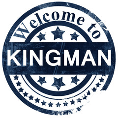 kingman stamp on white background