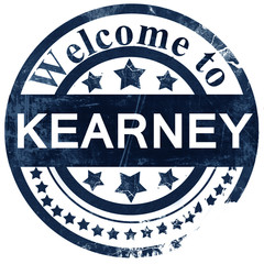 kearney stamp on white background