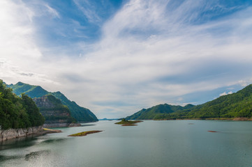 Beautiful Nature unseen Thailand at Khaolam Dam,Kanjanaburi ,Tha
