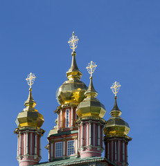 Fototapeta na wymiar the church in sam sergei abbey,russian federation