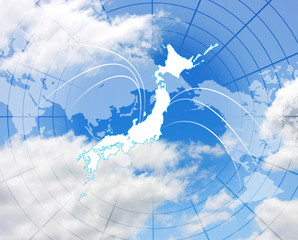 ビジネス世界地図　日本地図