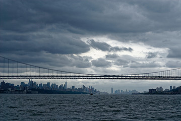 Manhattan Skyline from Hudson River