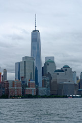 Obraz premium Manhattan Sky Line with Freedom Tower