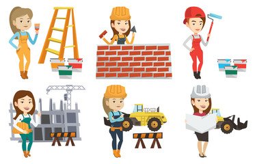 Vector set of constructors and builders characters