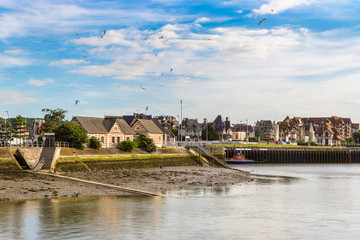 Trouville and Touques river