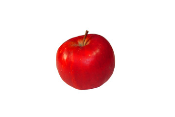 Red apple isolated on white background