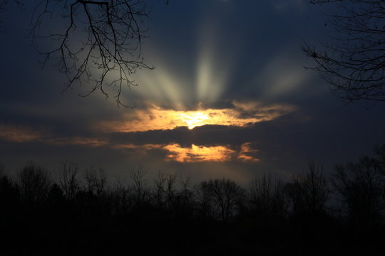 sunlight and clouds