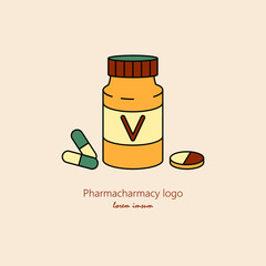 Vitamins design, vector illustration