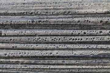 transparent nylon after rain