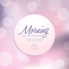 Abstract Bokeh Background : Vector Illustration