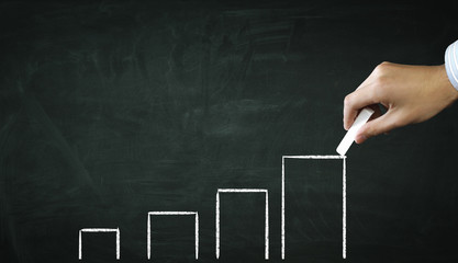 Success achieving school . Mixed media