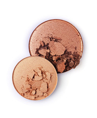 Golden eye shadow