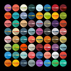 Flat design: nail file