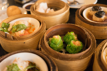 Dim Sum in Basket