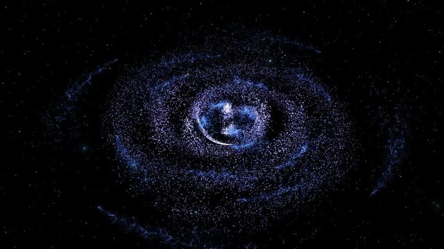 宇宙空間の星雲 Nebula in outer space