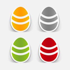 realistic design element: easter egg
