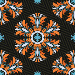Ornament pattern vector tile