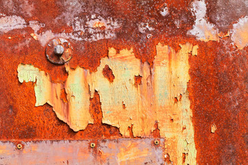 rust on a metal door