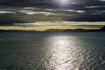 Arctic landscape in Svalbard, Spitsbergen