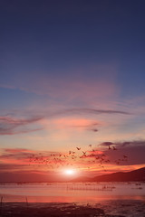 Landscape evening Songkhla