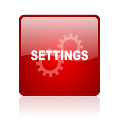 settings blue bubble icon