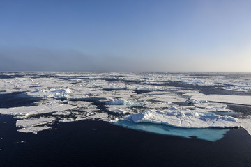 Fototapeta premium Arctic landscape in Svalbard, Spitsbergen