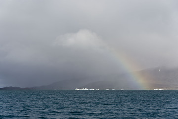 Arctic landscape in Svalbard, Spitsbergen
