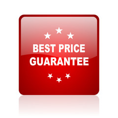 best price guarantee blue bubble icon