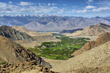 Nubra  -  a tri-armed valley located to the north east of Ladakh valley, India
