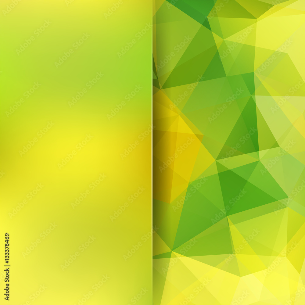 Poster abstract mosaic background. blur background. triangle geometric background. design elements. vector 