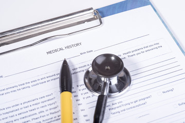 Medical history questionnaire