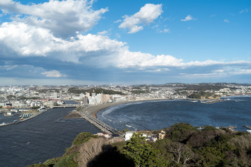 江ノ島から望む相模湾