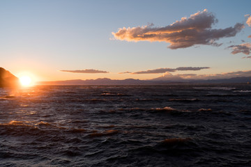 夕方の湘南海岸