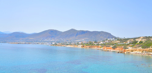 Fototapeta na wymiar Crete island coast.
